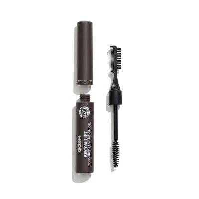 Гель для бровей Gosh Brow Lift Lamination Gel 002 Dark Brown тёмно-коричневый, стойкая укладка