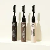 Гель для бровей Gosh Brow Lift Lamination Gel 002 Dark Brown тёмно-коричневый, стойкая укладка — фото 2