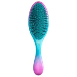 Щётка для волос Olivia Garden Aurora Blue со съёмной резиновой подушкой, шарики на кончиках зубцов, для средних и густых волос — фото 1