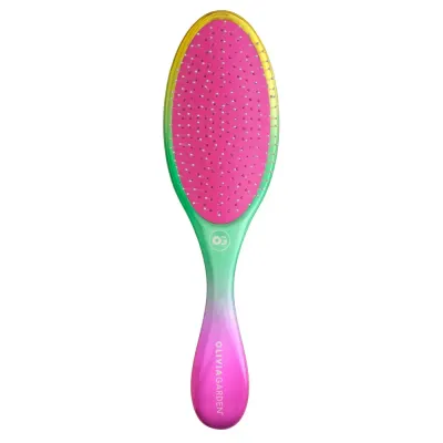 Щётка для волос Olivia Garden Aurora Rose со съёмной резиновой подушкой, для тонких волос, сухих и влажных