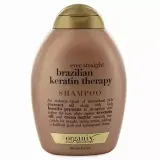 Шампунь Organix Brazilian Keratin Therapy с кератином, разглаживающий для гладкости и блеска, 385 мл — фото 1