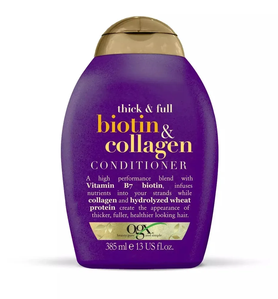 Кондиционер для волос Organix Biotin & Collagen с биотином и коллагеном для объёма, 385 мл