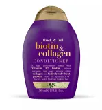 Кондиционер для волос Organix Biotin & Collagen с биотином и коллагеном для объёма, 385 мл — фото 1
