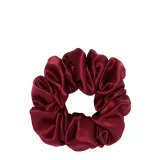 Резинка для волос Almania Scrunchie шёлковая бордовая, тутовый шёлк, без металлических деталей, 1 шт — фото 1