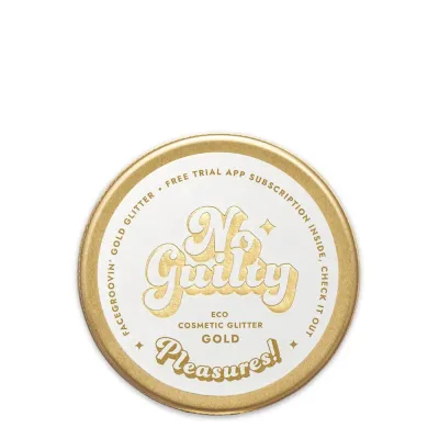 Био-глиттер для лица и тела Ministerstwo Dobrego Mydla Facegroovin's glitter Gold рассыпчатый, золотой, биоразлагаемый
