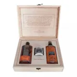 Набор для волос Pan Drwal x Bulleit Bourbon Hair Kit мужской подарочный, шампунь тоник помада паста, 4 средства — фото 1