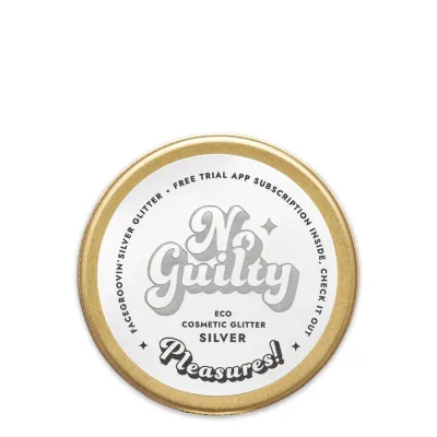 Био-глиттер для лица и тела Ministerstwo Dobrego Mydla Facegroovin's glitter Silver серебряный, частицы двух размеров