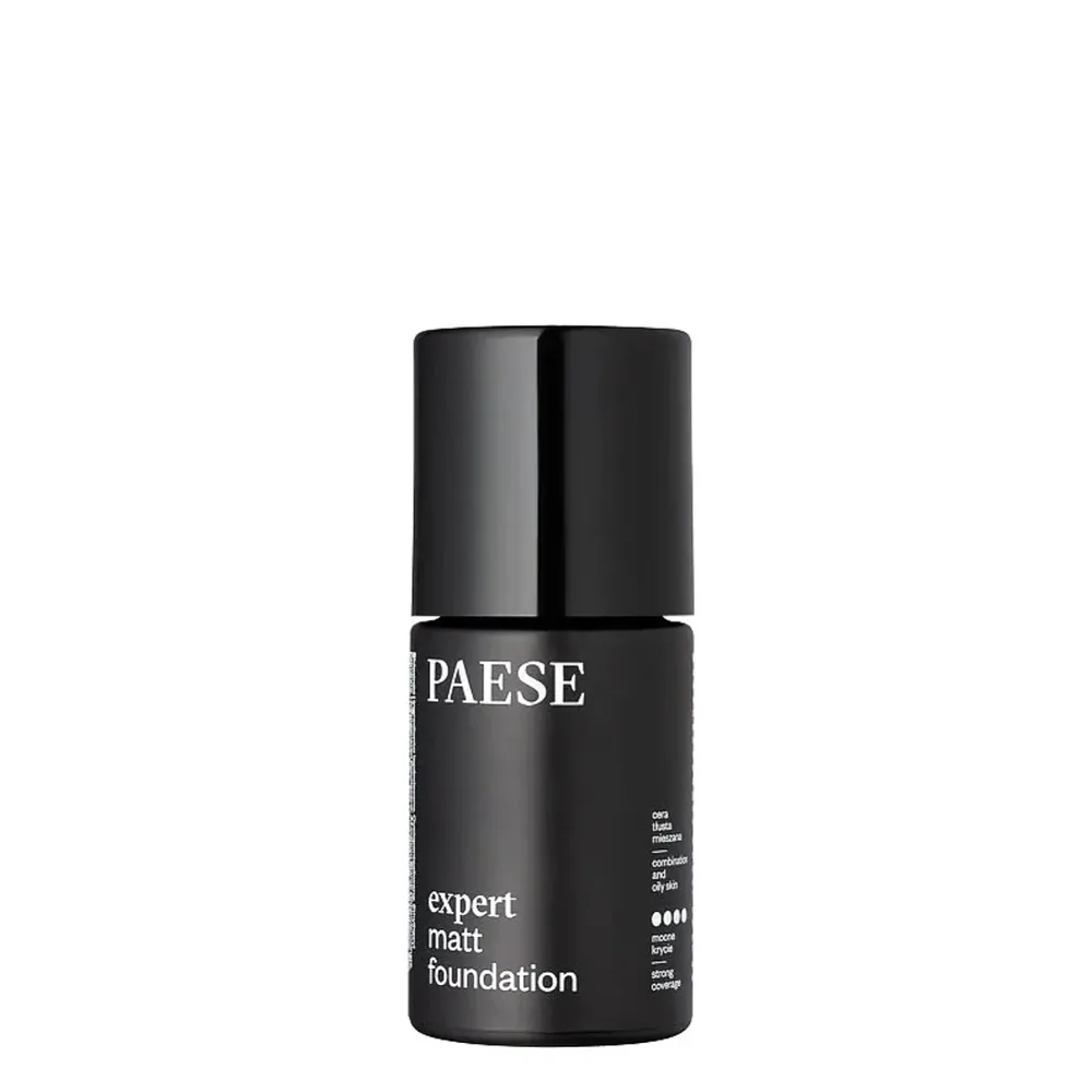 Тональный крем Paese Expert Matt Foundation 500W Light Beige матирующий, плотное покрытие, 30 мл