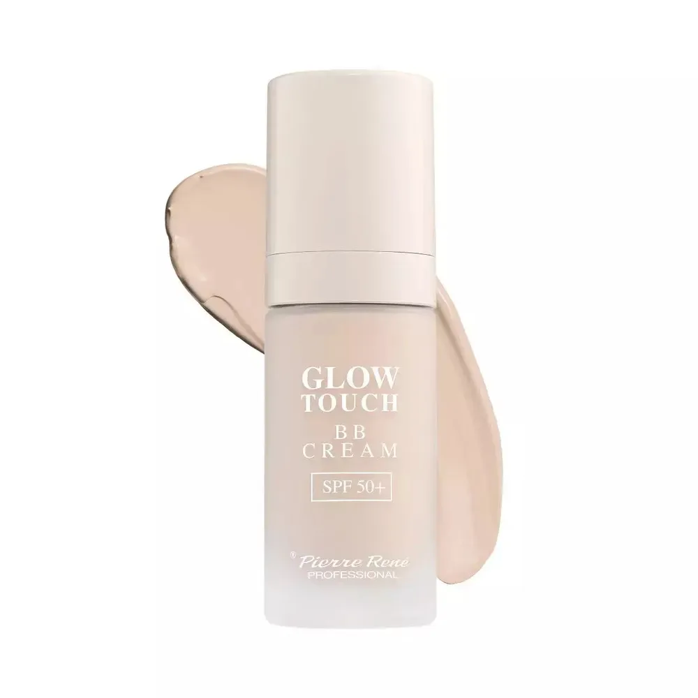 BB-крем для лица Pierre Rene Fluid Glow Touch SPF 50+ тон 00 увлажняющий с сияющим финишем, 30 мл
