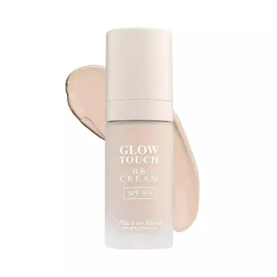 BB-крем для лица Pierre Rene Fluid Glow Touch SPF 50+ тон 00 увлажняющий с сияющим финишем, 30 мл