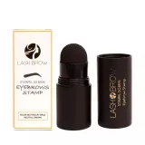 Штамп для бровей Lash Brow Eyebrows Stamp с тенями и 10 трафаретами, оттенок Neutral Brown — фото 1