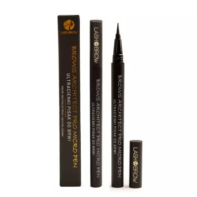 Маркер для бровей Lash Brow Brows Architect Pro Micro Pen 01 Neutral Brown ультратонкий наконечник, водостойкая формула