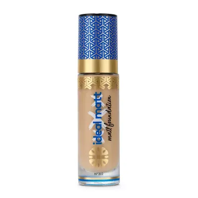 Тональный крем Ingrid Cosmetics Ideal Matt 302 Light Sun матирующий, минеральный, с UV-фильтром