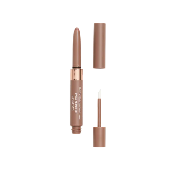 Карандаш для губ Gosh Lip Line'n Coat 003 Soft Nougat контур и матовый топ 2 в 1, стойкий водостойкий