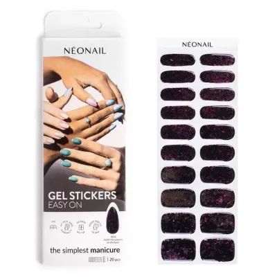 Наклейки для ногтей NEONAIL Gel Stickers Easy On M03 гель-лак в наклейке, маникюр за 20 минут