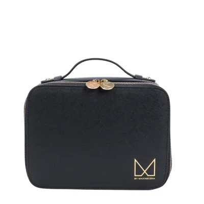 Косметичка M BRUSH by Maxineczka Makeup Bag The One Black для кистей и косметики, чёрная, для дома и поездок