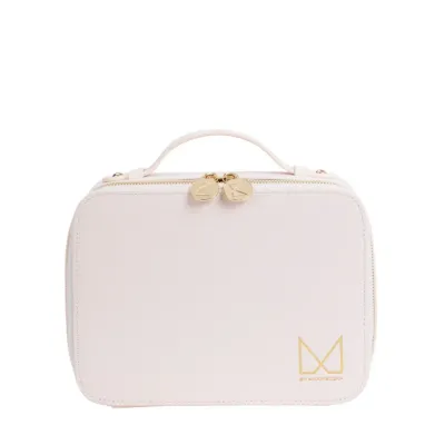 Косметичка-кейс M Brush by Maxineczka Makeup Bag The One Cream с зеркалом и отделениями для кистей, бежевая