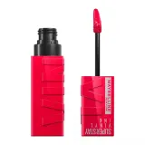 Помада для губ жидкая Maybelline Super Stay Vinyl Ink 45 Capricious винил-глянец стойкая, 4,2 мл — фото 1