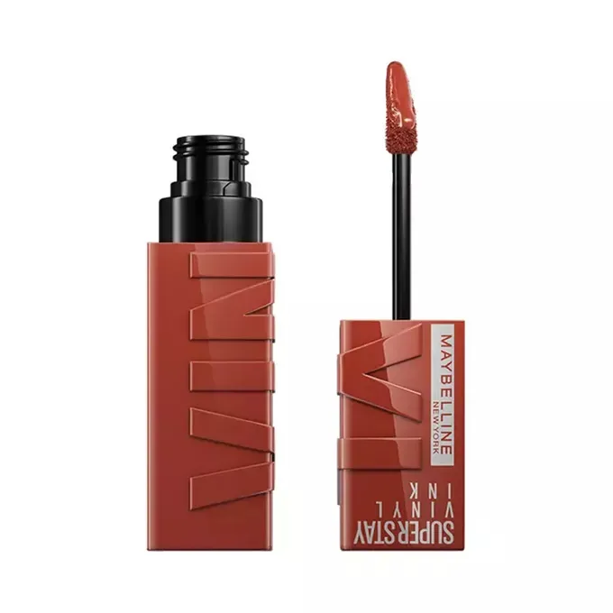 Помада для губ жидкая Maybelline Super Stay Vinyl Ink 130 Extra винилово-глянцевая, стойкая, 4.2 мл