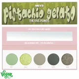 Палетка теней для век Miyo Five Points Palette No. 36 Pistachio Gelato фисташковая гамма, 5 оттенков — фото 1