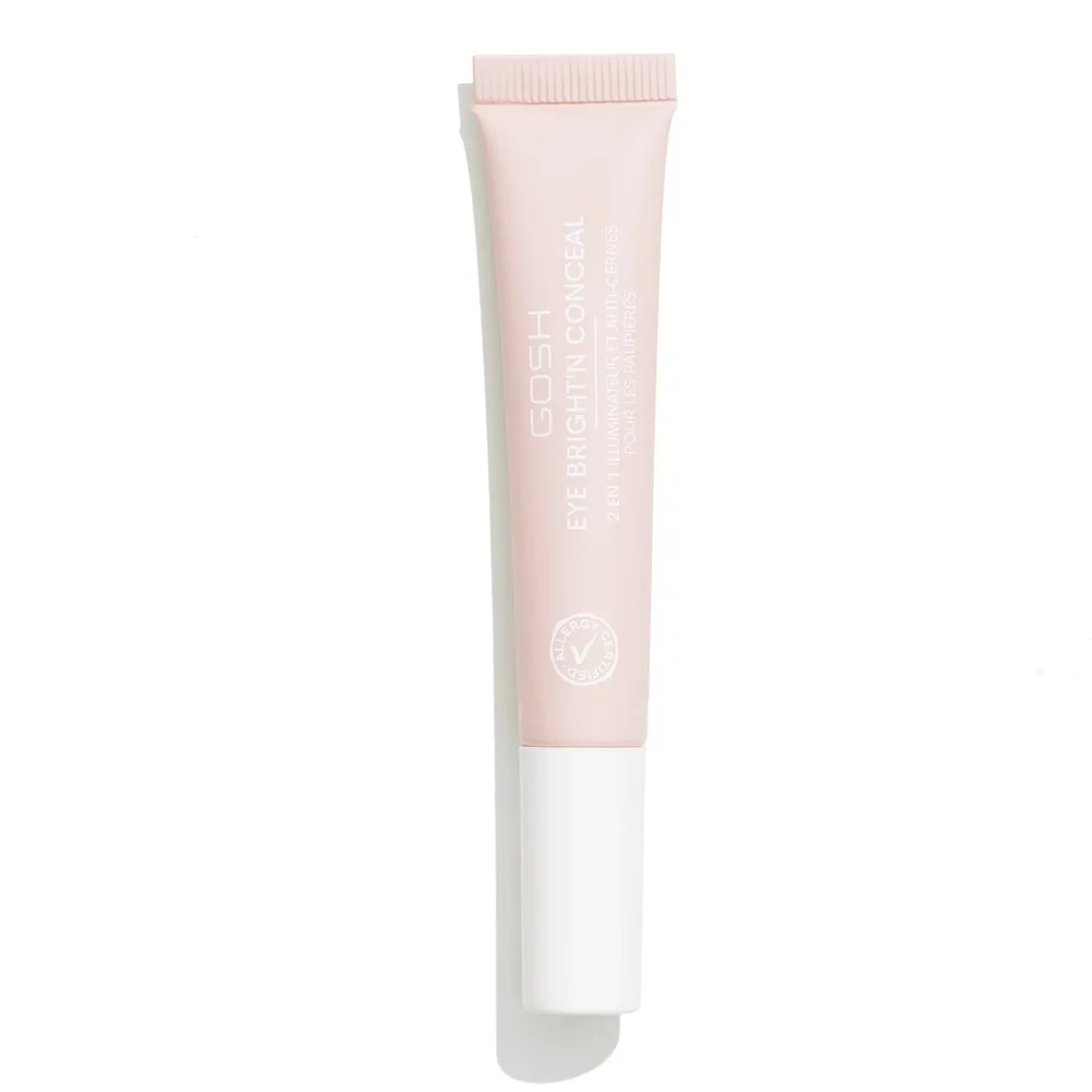 Консилер для глаз Gosh Bright'n Conceal сияющий, кремовая текстура, 002 Soft Pink, 12 мл