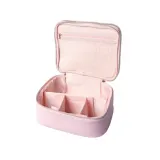 Кейс для косметики MINTI Collection Large Case с отделениями, на молнии, внутренняя подкладка, светло-розовый — фото 5