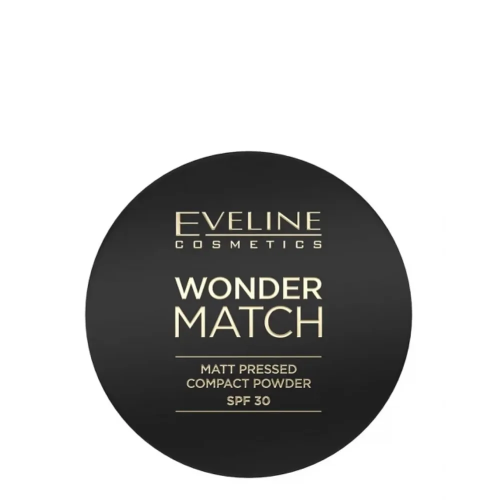 Пудра компактная Eveline Cosmetics Wonder Match оттенок 02 матовая, с фильтром SPF 30