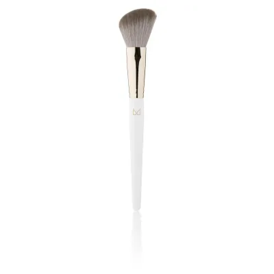 Кисть для макияжа лица M Brush by Maxineczka 03S синтетический ворс, ручная сборка, деревянная ручка, латунная обойма