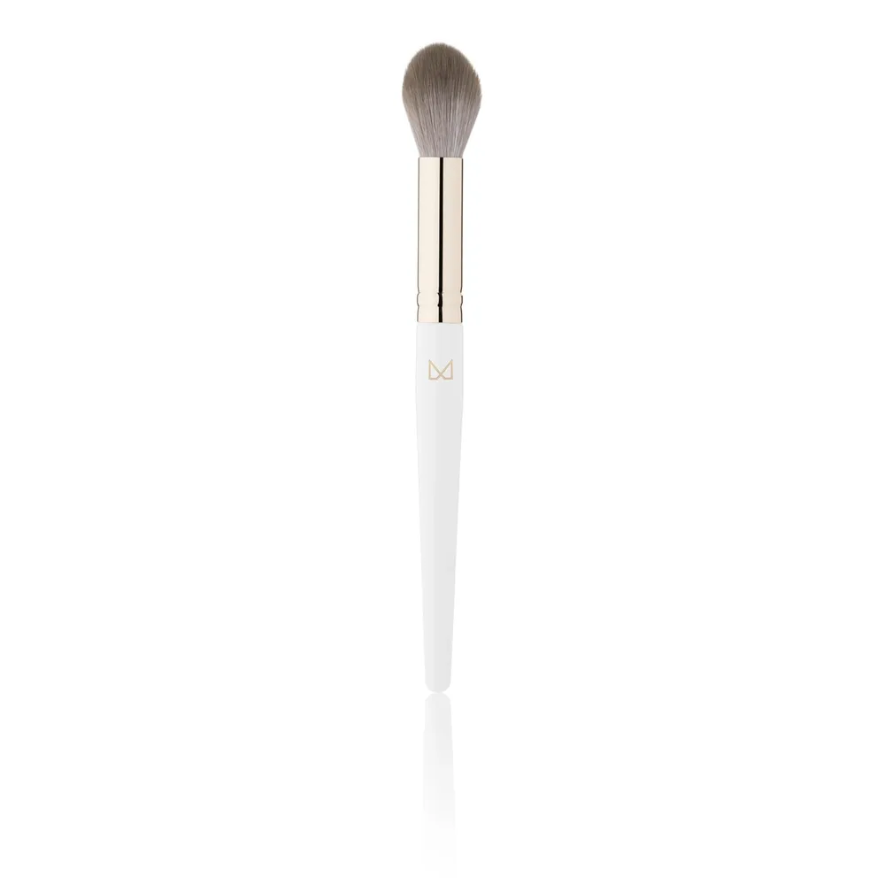 Кисть для макияжа лица M Brush by Maxineczka 05S супермягкий синтетический ворс, лакированная деревянная ручка