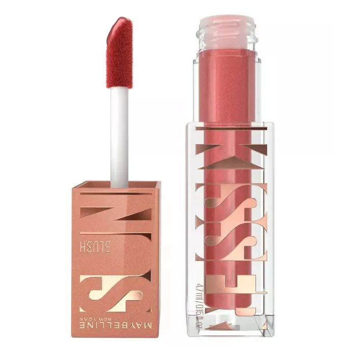 Румяна жидкие Maybelline Sunkisser Blush 06 City Sizzle сияющий финиш, лёгкое покрытие, 4 мл