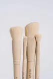 Набор двусторонних кистей для макияжа Blend It Duo Set нейлоновый ворс таклон, для тона и растушёвки, 60 г — фото 8