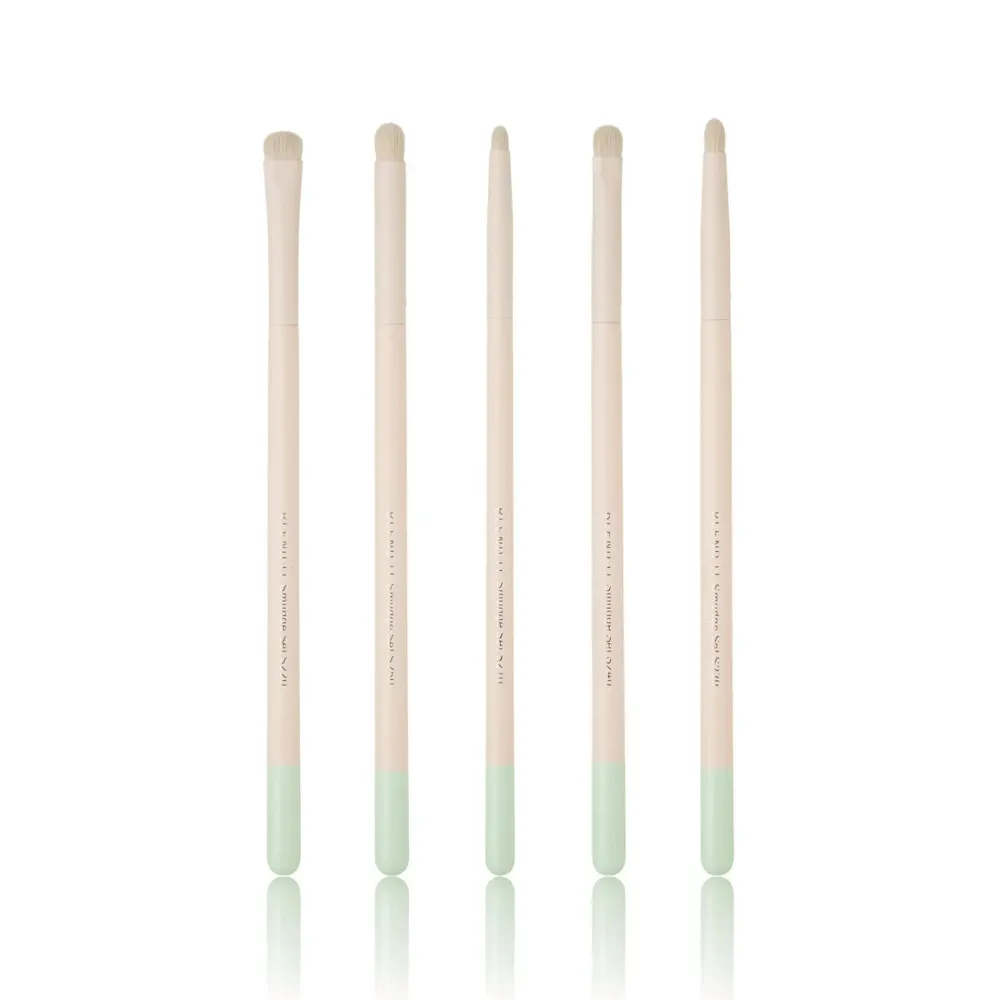 Набор кистей для макияжа глаз Blend It PRO Smudge Set 5 шт веганский синтетический ворс, для растушёвки теней и карандаша