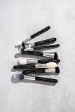 Кисть для румян MINTI Collection Blush Powder F40 белый козий ворс, деревянная ручка, длина 18 см — фото 5