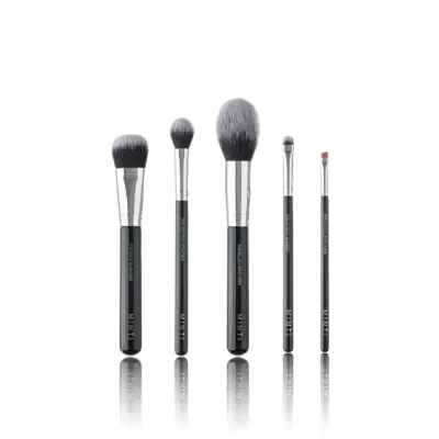 Набор кистей для макияжа лица и глаз MINTI Collection Essential Set компактный, для дороги, вес 75 г