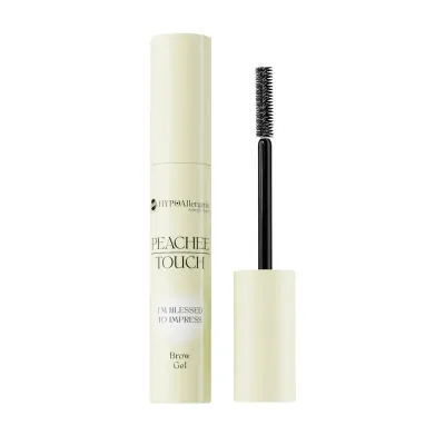 Гель для бровей Bell HYPOAllergenic x PEACHEE Touch Brow Gel фиксирующий, гипоаллергенный, со щёточкой