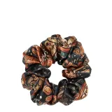 Резинка для волос Almania Scrunchie шёлковая с узором пейсли, атласная, универсальный размер, 1 шт — фото 1