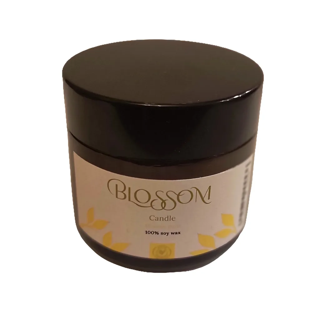 Свеча ароматическая Blossom Burst фруктово-цветочная, ландыш жасмин ваниль, для спальни и ванной, 50 г