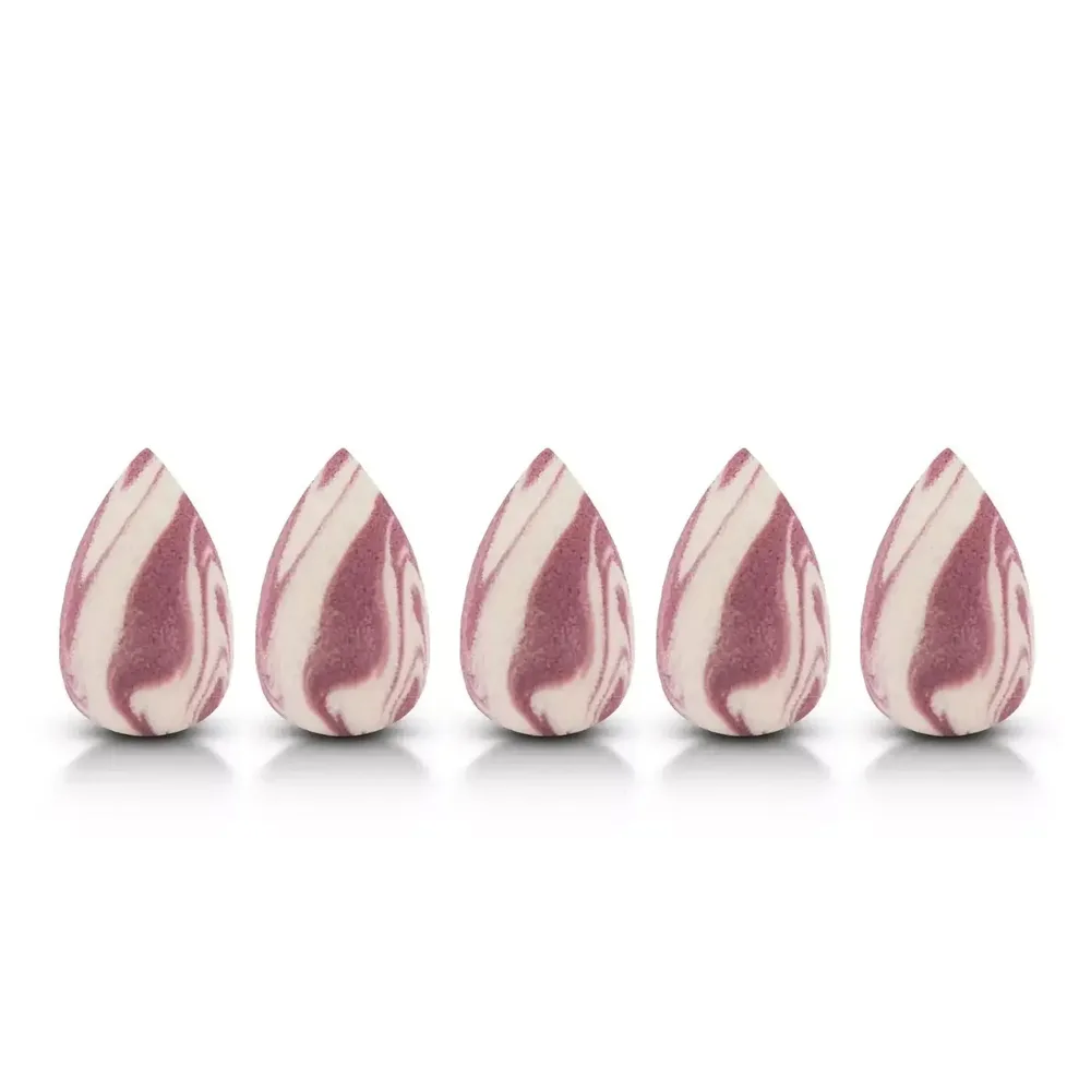 Спонжи для макияжа Blend It Mini Marble Rose набор мини без латекса, для консилера и зоны глаз, 5 шт
