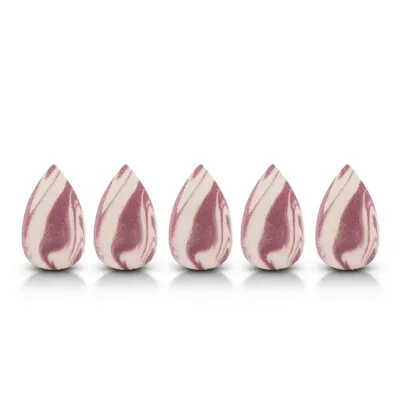 Спонжи для макияжа Blend It Mini Marble Rose набор мини без латекса, для консилера и зоны глаз, 5 шт