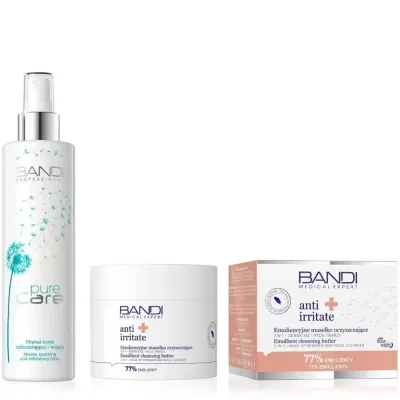 Набор для очищения лица Bandi Professional масло-баттер 2в1 и морской тоник