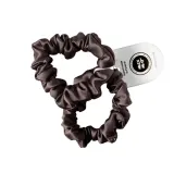 Резинки для волос Mexmo Scrunchie шёлковые, размер Medium, цвет Brownie, 2 шт — фото 1