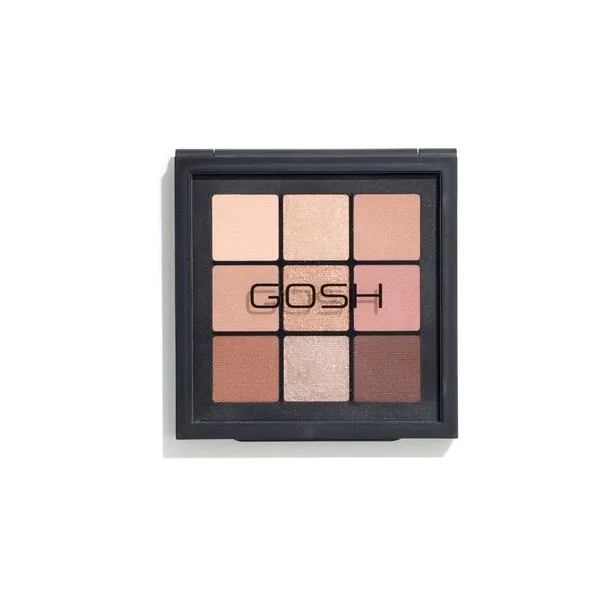 Палетка теней для век Gosh Eyedentity 006 Be Harmless матовые и металлик, 9 оттенков