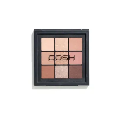 Палетка теней для век Gosh Eyedentity 006 Be Harmless матовые и металлик, 9 оттенков
