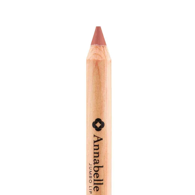 Карандаш для губ Annabelle Minerals Jumbo оттенок Naked кремовый, полуматовый, помада и контур 2 в 1