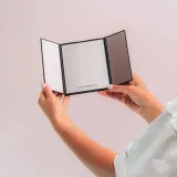 Зеркало косметическое MINTI Collection Makeup Mirror складное трёхстворчатое настольное — фото 1