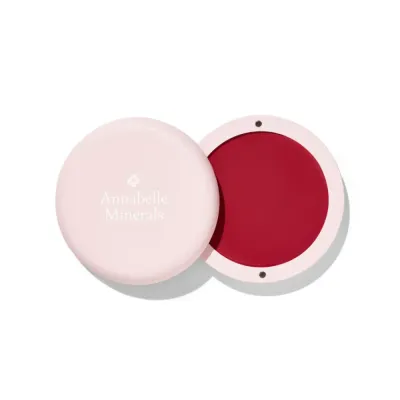 Румяна для щёк Annabelle Minerals Blush Balm Red Velvet кремовые малиновые, многофункциональные для щёк и губ