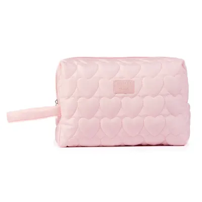 Косметичка MINTI Collection MINTI x BLOOSH Pink на молнии, мягкая внутренняя подкладка, розовая