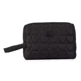 Косметичка MINTI Collection MINTI x BLOOSH Black черная, водоотталкивающая ткань, металлическая молния, внутренняя организация — фото 1