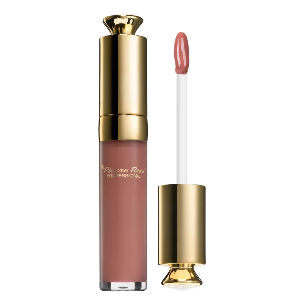 Блеск для губ Pierre Rene Cover Gloss 4 - Rosy Nude кроющий розово-бежевый сатиновый, 5 мл
