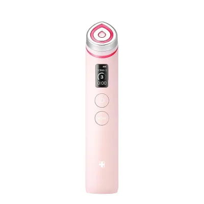 Прибор для ухода за кожей лица Medicube Age-R Booster Pro Pink многофункциональный 6 в 1, микротоки, EMS, LED, регулировка интенсивности, розовый